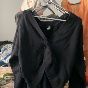 Black Long Sleeve Top